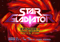 Star Gladiator (PS1)   © Capcom 1996    1/3