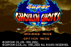 Super Ghouls 'N Ghosts (GBA)   © Capcom 2002    1/3
