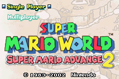 Super Mario Advance 2: Super Mario World (GBA)   © Nintendo 2001    1/4