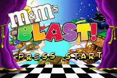 M&M's Blast (GBA)   © Majesco 2001    1/3