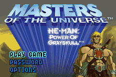 Masters Of The Universe: He-Man: Power Of Grayskull (GBA)   © TDK 2002    1/3