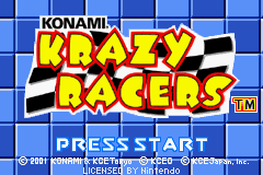 Konami Krazy Racers (GBA)   © Konami 2001    1/5