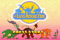 The Land Before Time (GBA)   © Crave 2002    1/3