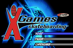 ESPN X-Games Skateboarding (GBA)   © Konami 2001    1/3