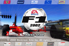 F1 2002   © EA 2002   (GBA)    1/3