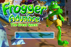 Frogger Advance: The Great Quest (GBA)   © Konami 2002    1/3
