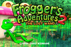 Frogger's Adventures 2: The Lost Wand   © Konami 2002   (GBA)    1/3