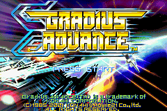 Gradius Advance (GBA)   © Konami 2001    1/11
