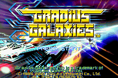 Gradius Advance (GBA) &nbsp; &copy; Konami 2001 &nbsp;  4/11