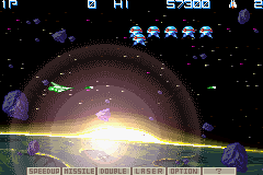 Gradius Advance (GBA) &nbsp; &copy; Konami 2001 &nbsp;  5/11