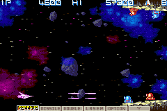Gradius Advance (GBA) &nbsp; &copy; Konami 2001 &nbsp;  8/11