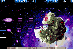 Gradius Advance (GBA) &nbsp; &copy; Konami 2001 &nbsp;  9/11