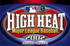 High Heat Major League Baseball 2002 (GBA)   © 3DO 2001    1/3
