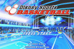 Disney Sports: Basketball (GBA)   © Konami 2002    1/3