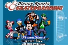 Disney Sports: Skateboarding (GBA)   © Konami 2002    1/3