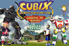 Cubix Robots For Everyone: Clash 'N Bash (GBA)   © 3DO 2002    1/3