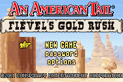 An American Tail: Fievel's Gold Rush (GBA)   © Swing! 2002    1/3