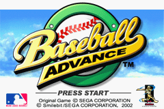 Baseball Advance (GBA)   © THQ 2002    1/3