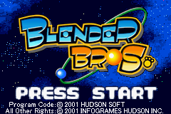Blender Bros. (GBA)   © Infogrames 2002    1/3