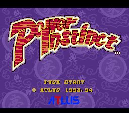 Power Instinct (SNES)   © Atlus 1994    1/3