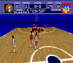 World League Basketball (SNES)   © Nintendo 1992    2/3