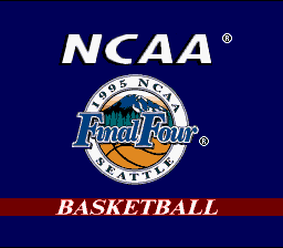 NCAA Final Four Basketball (SNES)   © Mindscape 1995    1/3