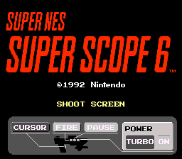 Super Scope 6 (SNES)   © Nintendo 1992    1/3