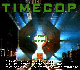 Time Cop (SNES)   © JVC 1995    1/3