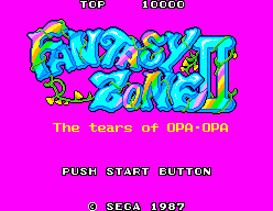 Fantasy Zone II (SMS)   © Sega 1988    1/3