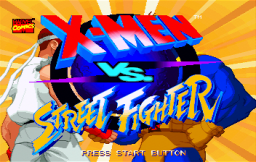 X-Men Vs. Street Fighter (SS)   © Capcom 1997    1/3