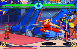 X-Men Vs. Street Fighter (SS)   © Capcom 1997    3/3