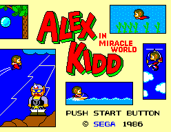 Alex Kidd In Miracle World (SMS)   © Sega 1986    1/9