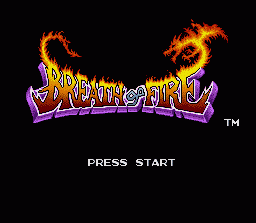 Breath Of Fire (SNES)   © Capcom 1993    1/3