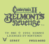 Castlevania II: Belmont's Revenge (GB)   © Konami 1991    1/3