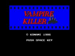 Vampire Killer (MSX2)   © Konami 1986    1/3