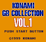 Konami GB Collection Vol. 1 (2000) (GBC)   © Konami 2000    1/6