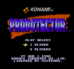 Probotector (NES)   © Konami 1990    1/3