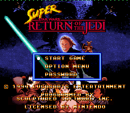 Super Star Wars: Return Of The Jedi (SNES)   © THQ 1994    1/4