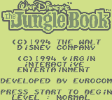The Jungle Book (GB)   © Virgin 1994    1/3