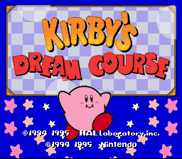 Kirby's Dream Course (SNES)   © Nintendo 1994    1/3