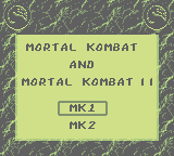 Mortal Kombat 1 / 2 (GB)   © Acclaim 1997    1/3