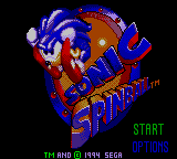 Sonic Spinball (GG)   © Sega 1994    1/2