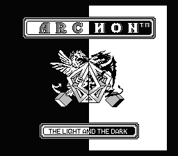 Archon (NES)   © Activision 1989    1/3