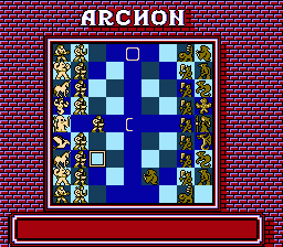 Archon (NES)   © Activision 1989    2/3