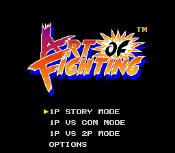Art Of Fighting (SNES)   © Takara 1993    1/4