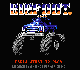 Bigfoot (1990) (NES)   © Acclaim 1990    1/3