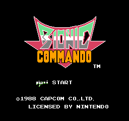 Bionic Commando (1988) (NES)   © Capcom 1988    1/3