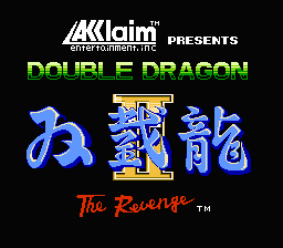 Double Dragon II: The Revenge (NES)   © Acclaim 1989    1/3