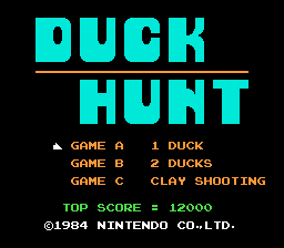 Duck Hunt (NES)   © Nintendo 1984    1/3