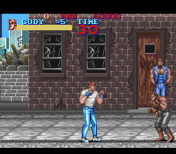 Final Fight   © U.S. Gold 1991   (SNES)    2/3